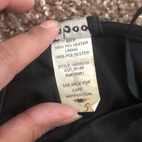 Taboo black jeweled mini halter dress size medium/small - Picture 10 of 16